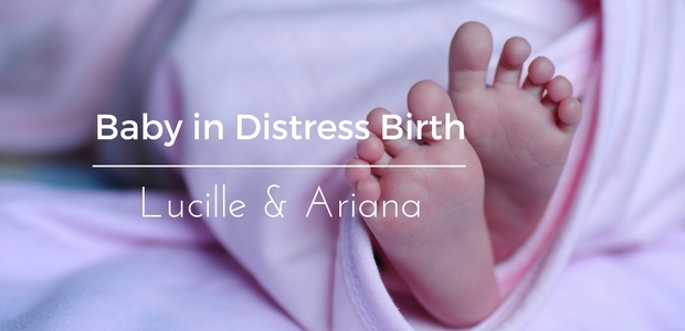 Baby in distress birth