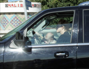 Britney Spears Driving with baby