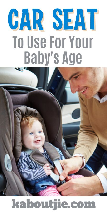 What Car Seat To Use For Your Baby's Age Group