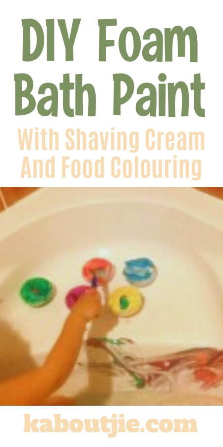 DIY Bath Paints