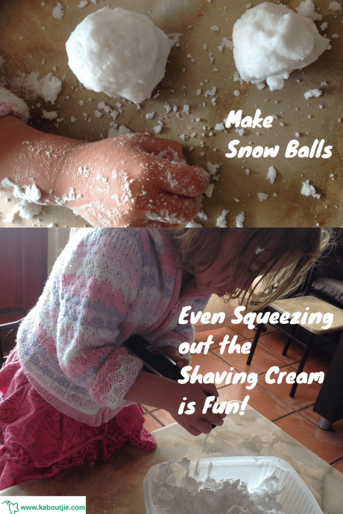 Make snow balls