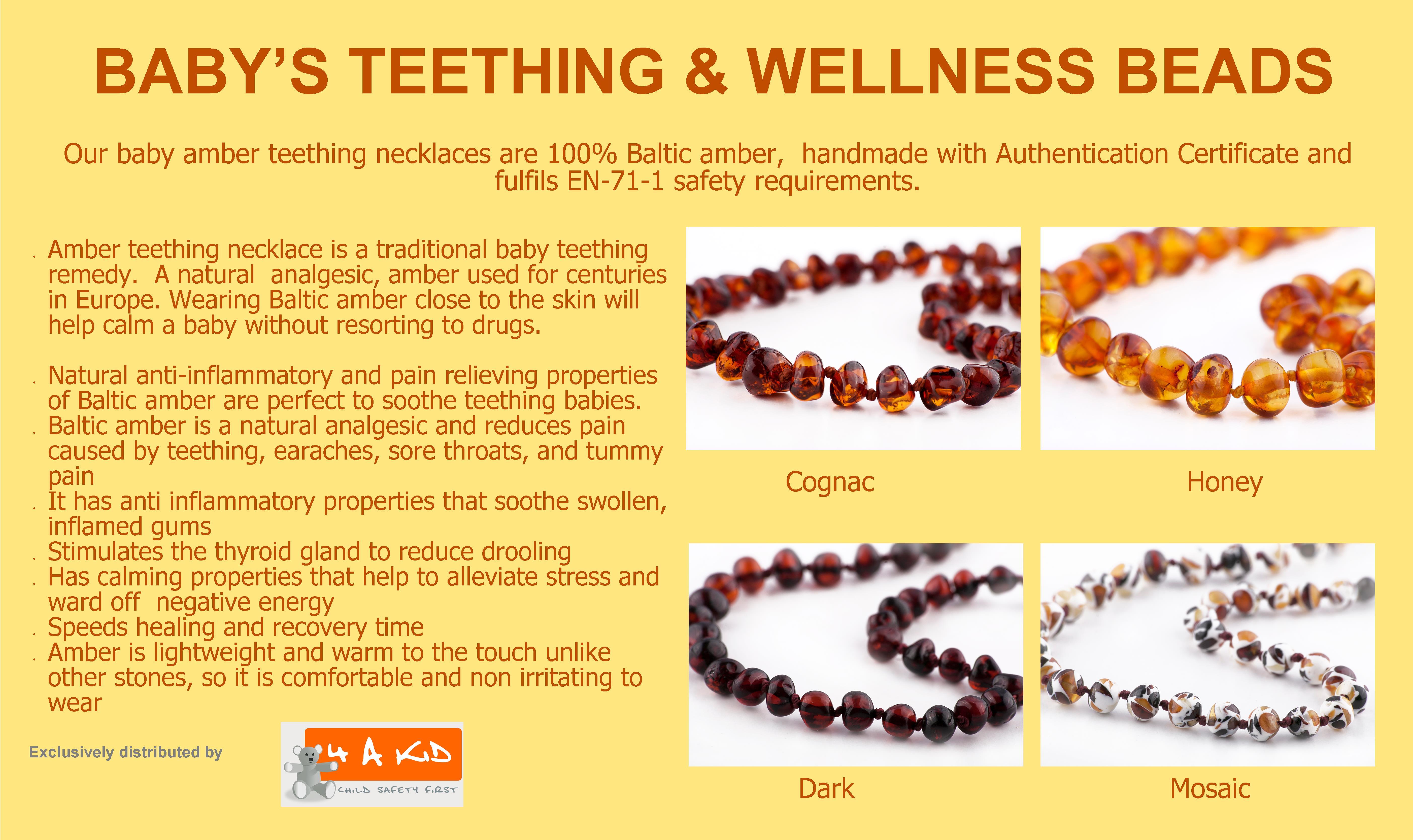 baltic amber teething necklace benefits