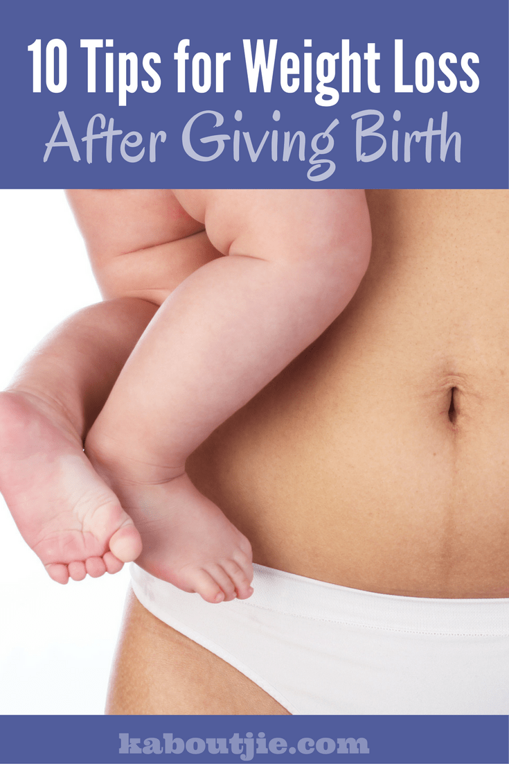 Weight loss after giving birth 