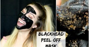 DIY blackhead remover peel off face mask