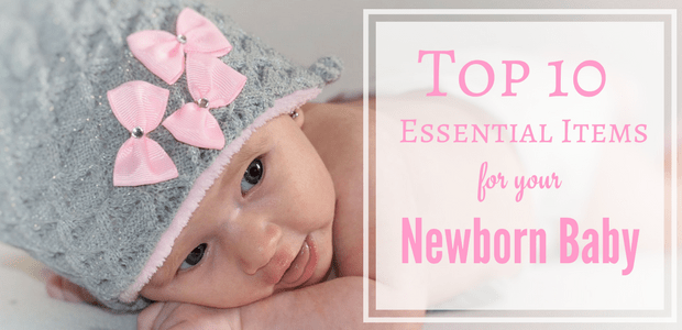 Essential newborn baby items