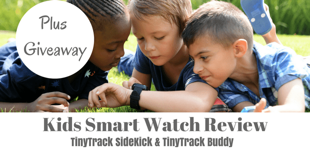 Kids smart watch review tinytrack sidekick buddy giveaway