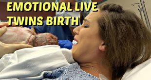 Emotional live twins birth