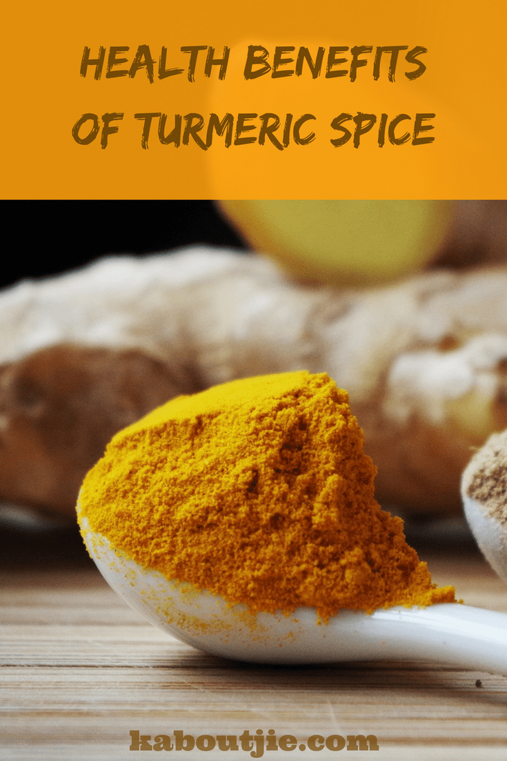 Health Benefits of Turmeric Pinterest Image