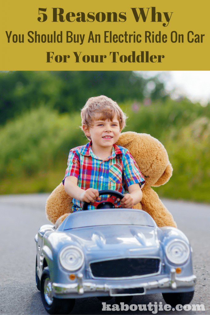 3 Reasons Why You Should Buy An Electric Ride On Car For Your Toddler