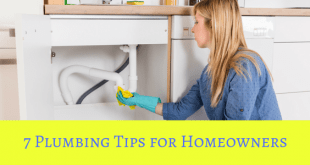 Plumbing tips for homeowners