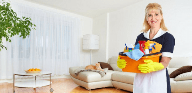House cleaning professional