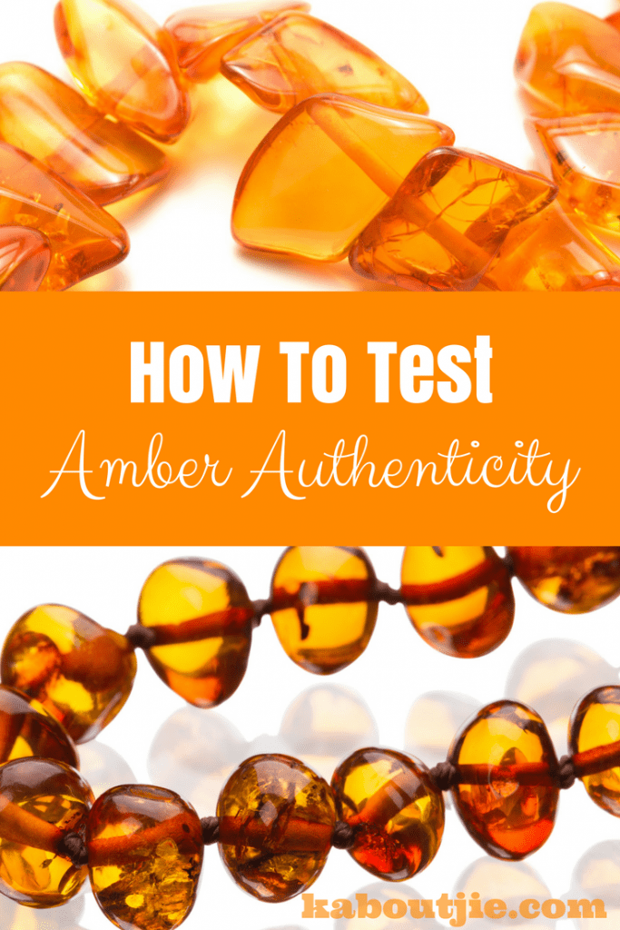 Test amber authenticity