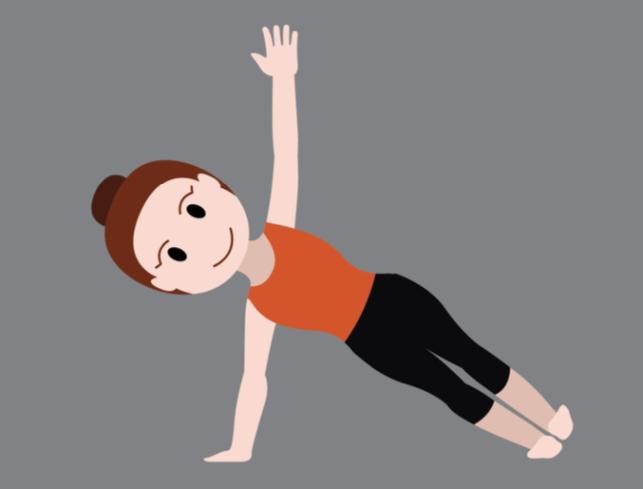 Side plank pose