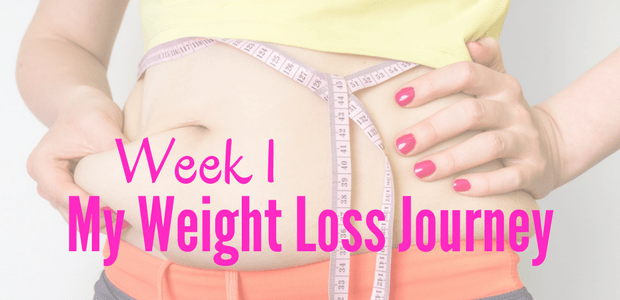 Week 1 my weight loss journey