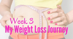 Week 3 my weight loss journey