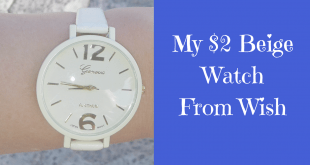 My $2 beige watch from wish