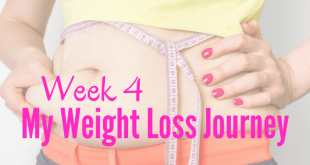 Week 4 My Weight Loss Journey