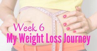 Week 6 My Weight Loss Journey