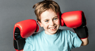 Kid boxing