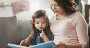 Mother and Daughter reading