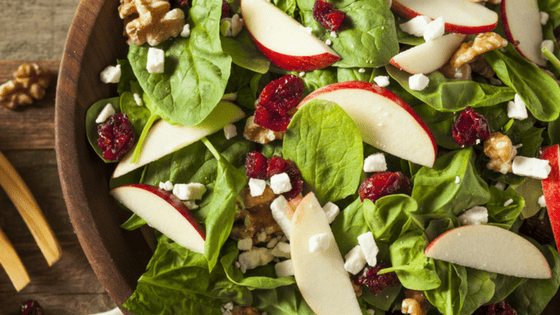 Apple and walnut salad