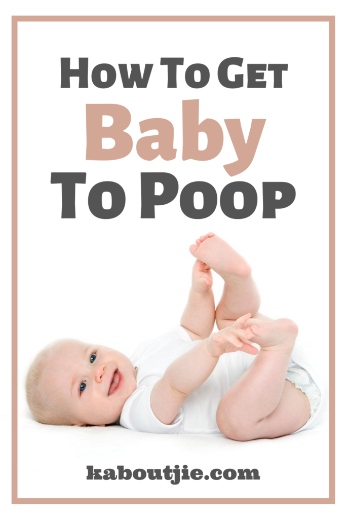 vaseline to help baby poop