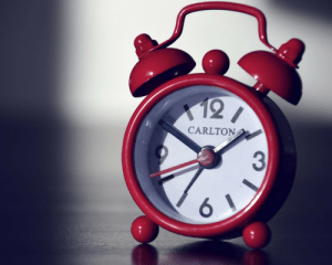 Red Alarm Clock