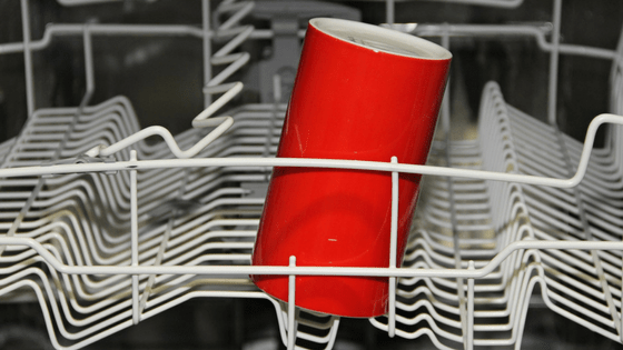 Mug in dishwasher