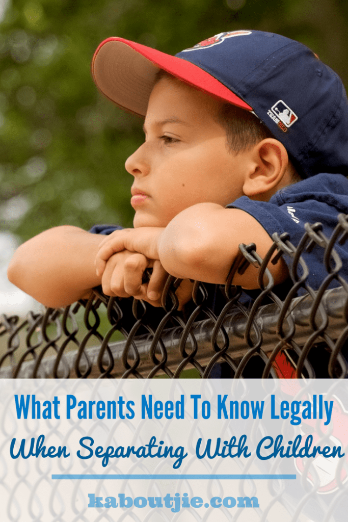 What Parents Need To Know Legally When Separating With Children