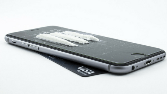 Cocaine on Smart Phone