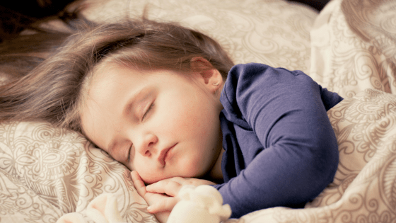 Child sleeping peacefuly