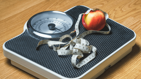 Weight Loss Scale Measuring Tape Apple