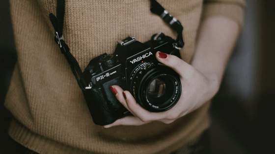 woman camera