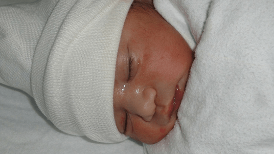 Just born newborn baby