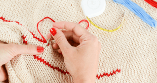 knitting hands