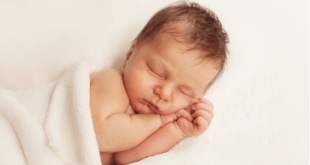 Cute baby sleeping newborn