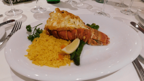 Gala dinner lobster