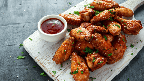 Sriracha Honey Chicken Wings