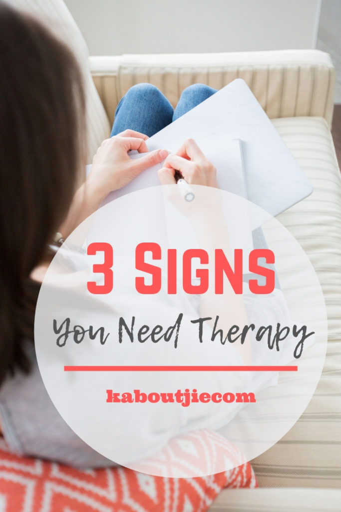 3 Signs You Need Therapy