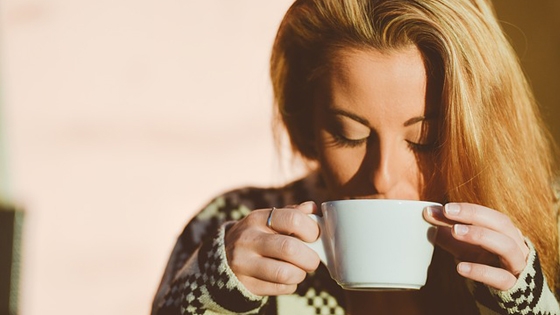 Mom Drinking Coffee