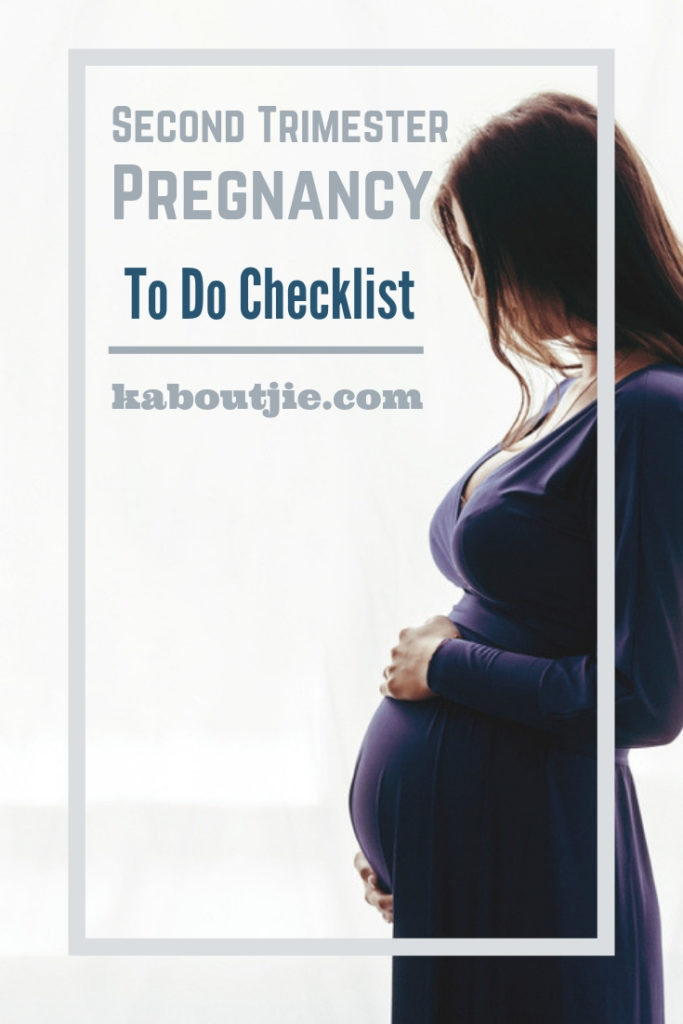 Second Trimester Pregnancy To Do Checklist