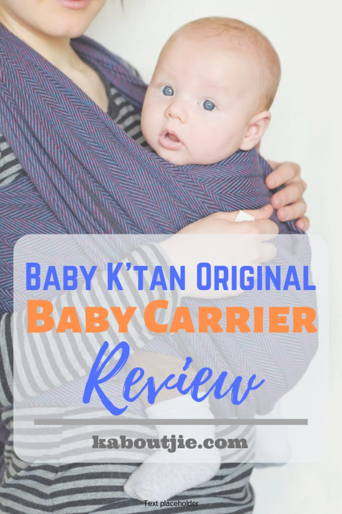 Baby K'tan Original Baby Carrier Review