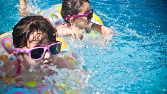 Kids swimming tubes