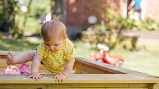 Baby Climbing sandpit