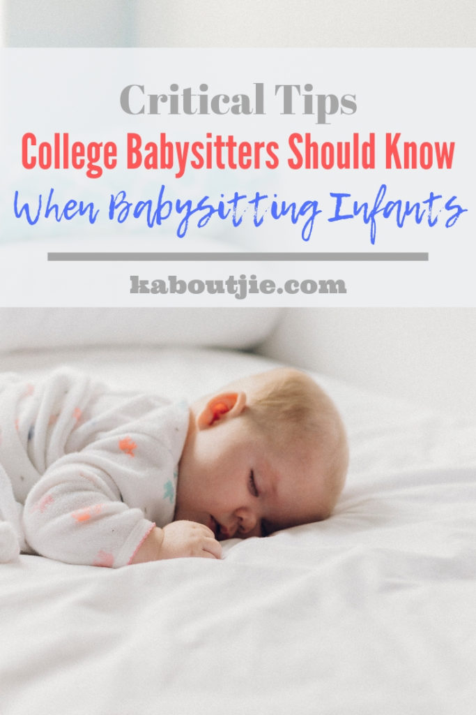 Critical Tips College Students Should Know When Babysitting Infants