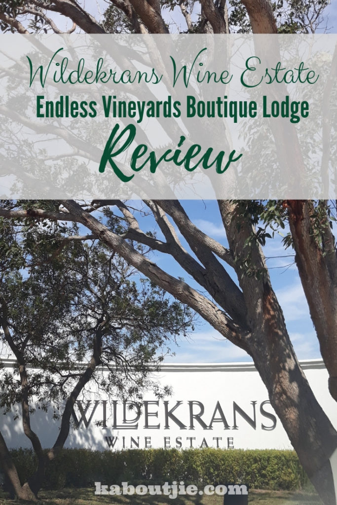 Wildekrans Wine Estate - Endless Vineyards Boutique Lodge Review
