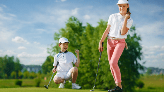 Kids golf fun