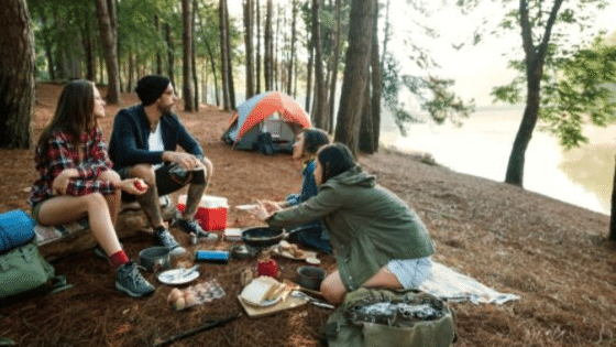 Camping cooking