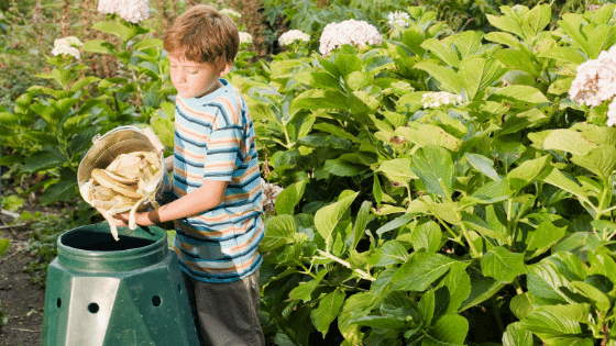 Kid compost heap