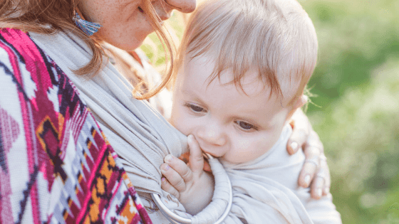 Baby ring sling